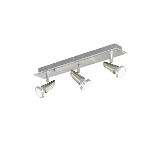 SPOT LED MIAMI CROMO/NICKEL 3XGU10 LED 5