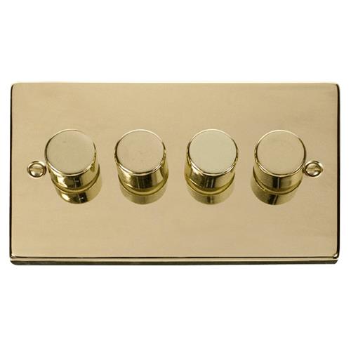 VP BRASS 4GANG 2WAY