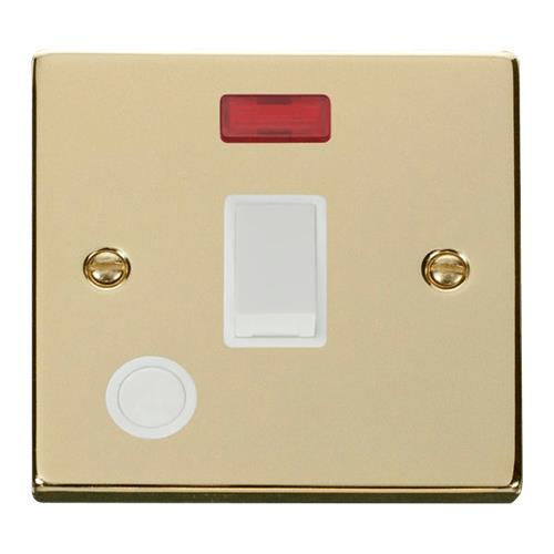 VPBRASS 20A 1-GANG D