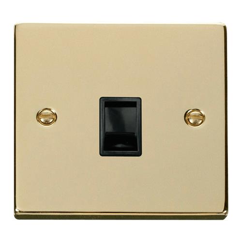 VPBRASS RJ11 BLACK