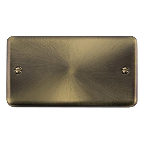 2 GANG BLANK PLATE