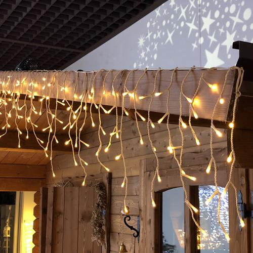 Icicle light, 360 WARM WHITE LEDs Ø5mm R