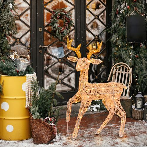 3D Reindeer H85cm LHC Line, 160 TRADITIO