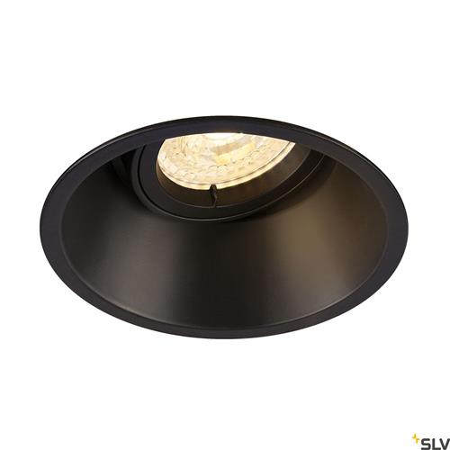 HORN DL single QPAR51 oval black