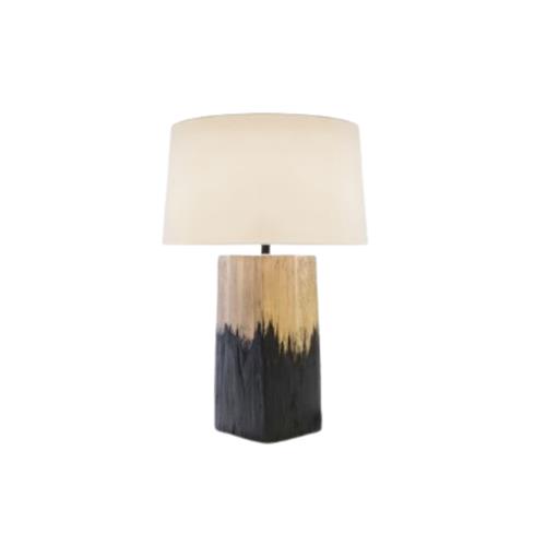 *TRUNK LAMP BASE BLACK W/RND SHADE