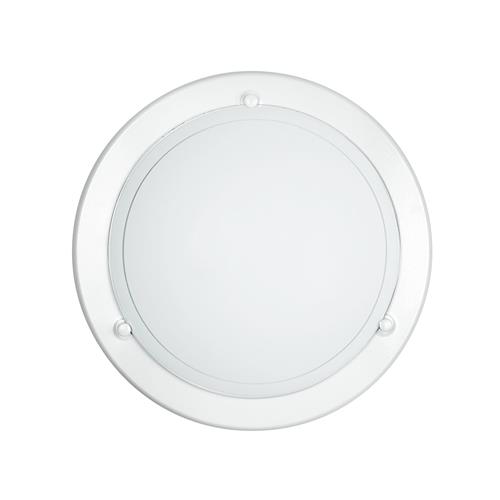 PLAFONIERA 1010 BIANCA CON LEGNO 1XE27 3