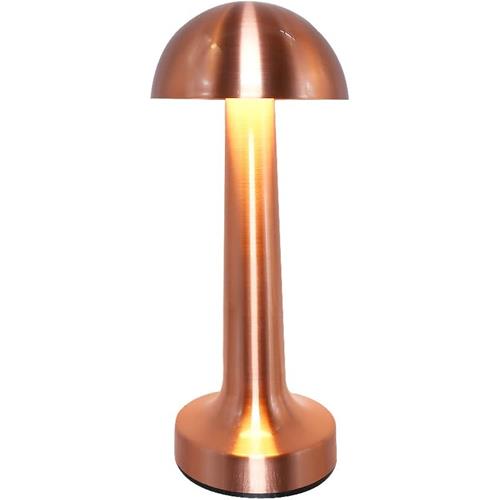 Roma Copper Cordless Table Light 30K