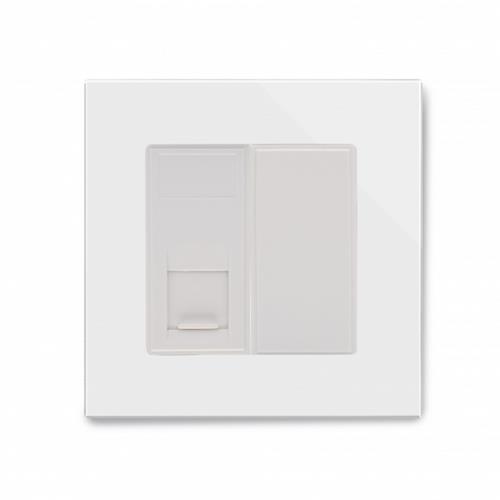 Crystal PG CAT5e Socket White