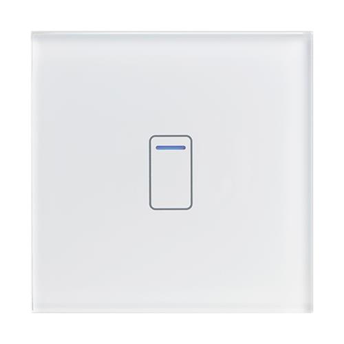 Crystal Touch Switch 240v 1G 2W White