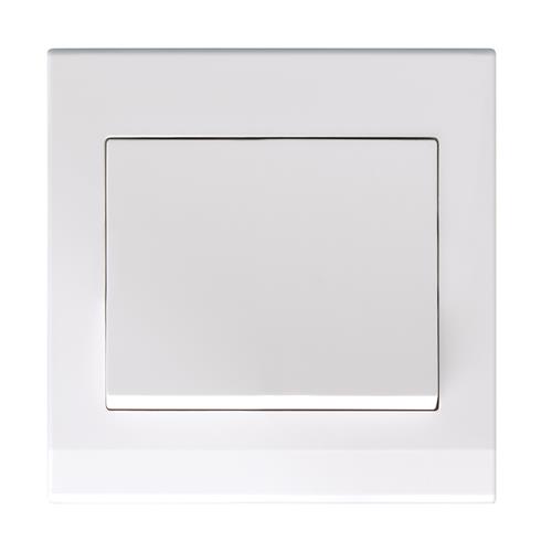 Simplicity Light Switch 1 Gang 2 Way Whi