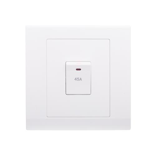 Simplicity 45A DP Switch with Neon   Whi