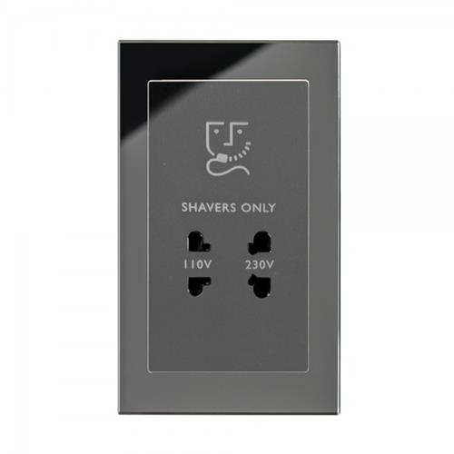 Crystal PG Shaver Socket Black