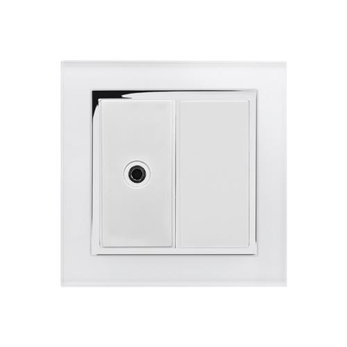 Crystal CT 3.5mm Jack/Audio Socket White