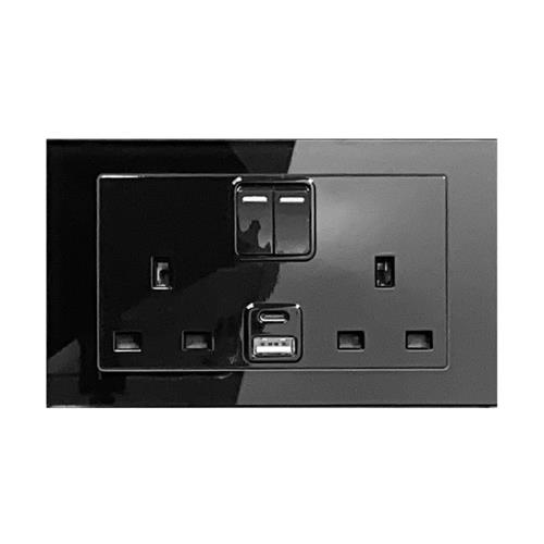 Crystal PG 13A USB DP Switched Double Pl