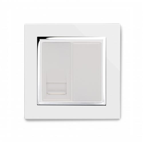 Crystal CT Tel BT Master Socket White