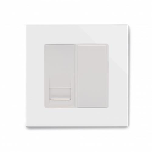 Crystal PG Tel BT Master Socket White