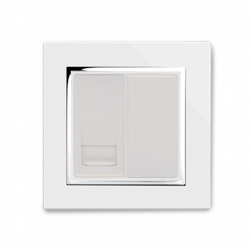 Crystal CT Tel BT Slave Socket White