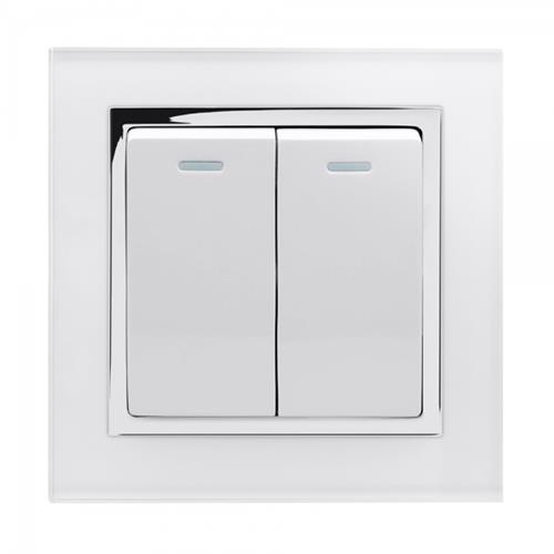 Crystal CT (Retractive) Light Switch 2G