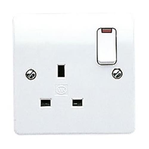 DUAL EARTH 13A 1G SKT SP SWITCHED MK NEO