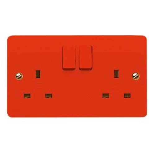 DUAL EARTH 13A 2G SKT SP SWITCHED MK NEO