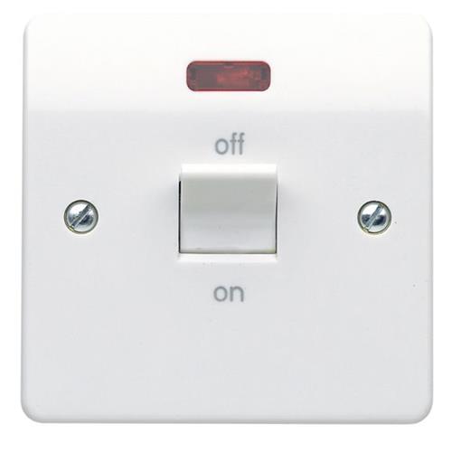 32A DP SWITCH W/NEON MK LOGIC