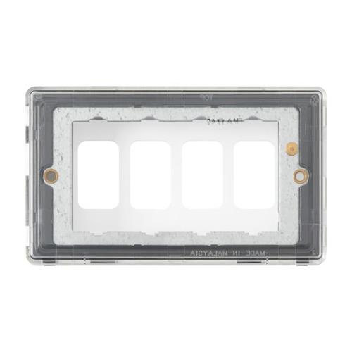 Dimensions Frontplate 4 Module Grid 86x1