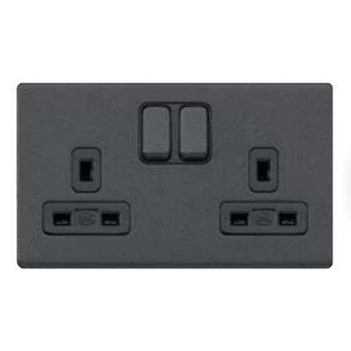 2 GANG 13A DUAL EARTH SOCKET