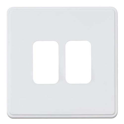 Dimensions Frontplate 2 Module for 2 Gan