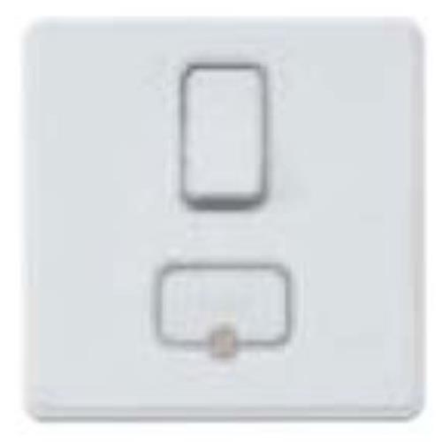 Dimensions Frontplate for 1 Gang 13A Con