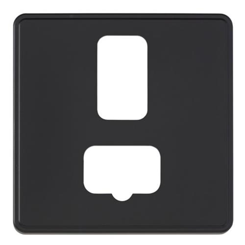 Dimensions Frontplate for 1 Gang 13A Con