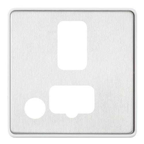 1G 13A CONN UNIT FLEX FRONTPLATE