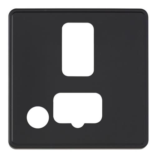 1G 13A CONN UNIT FLEX FRONTPLATE