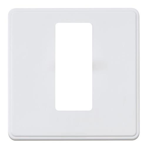 Dimensions Frontplate for 1 Gang 50A DP