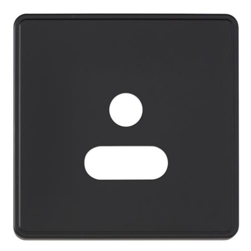 1G 5A ROUND PIN SOCKET FRONTPLATE