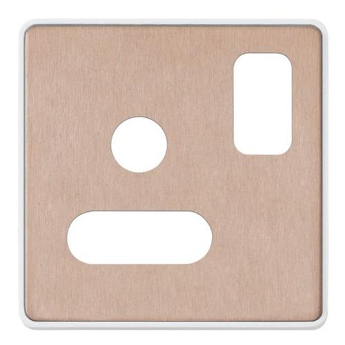 1G 15A ROUND PIN SW SOCKET FRONTPLATE