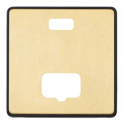 1G 13A CONN UNIT WITH NEON FRONTPLATE