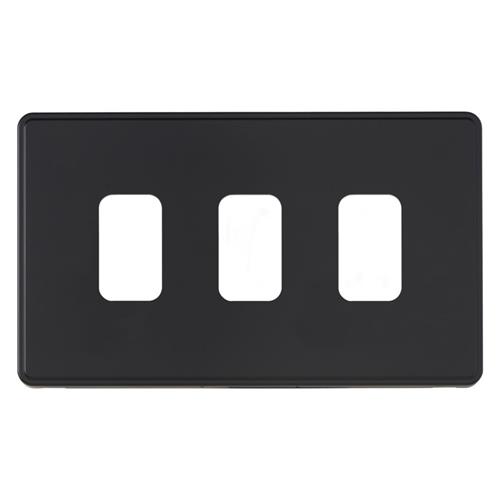 Dimensions Frontplate 3 Module Grid 86x1