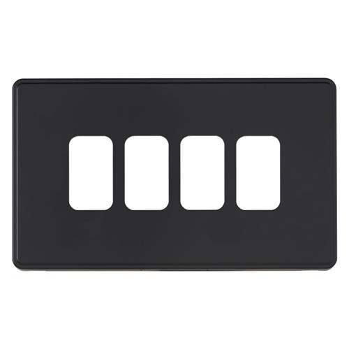 Dimensions Frontplate 4 Module Grid 86x1