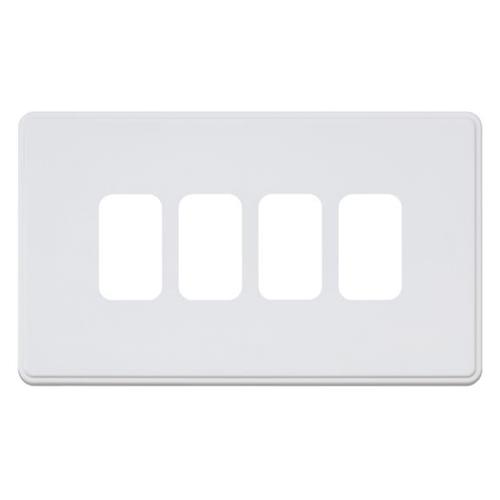 Dimensions Frontplate 4 Module Grid 86x1