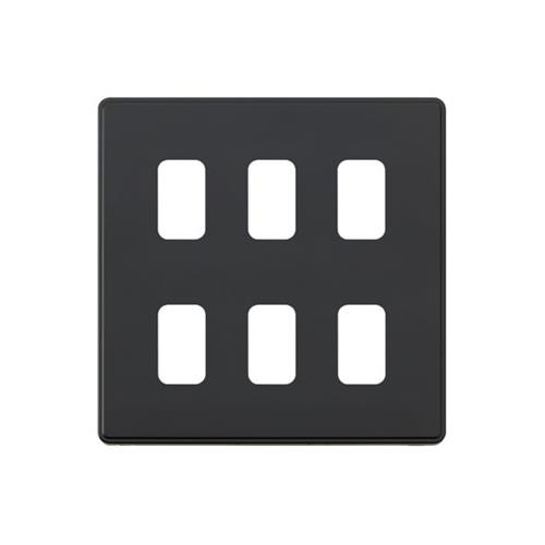 6 MOD GRID FRONTPLATE