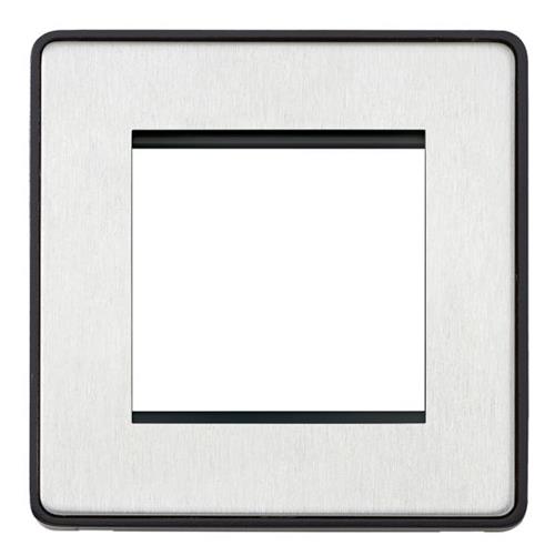 2 MOD 50X50MM EURO FRONTPLATE