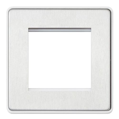 2 MOD 50X50MM EURO FRONTPLATE