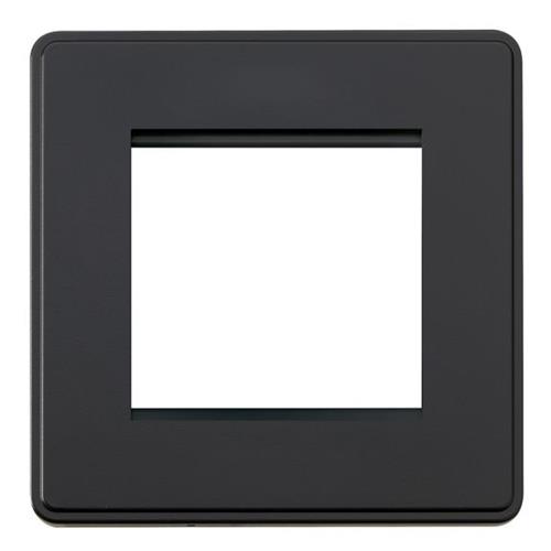 Dimensions Frontplate 2 Module 50x50mm E