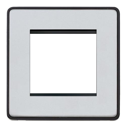 2 MOD 50X50MM EURO FRONTPLATE