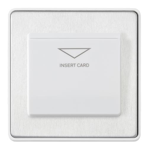 1G 10A KEYCARD SWITCH FRONTPLATE