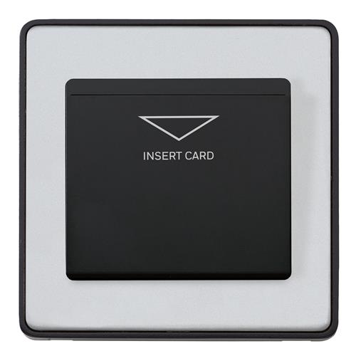 1G 10A KEYCARD SWITCH FRONTPLATE