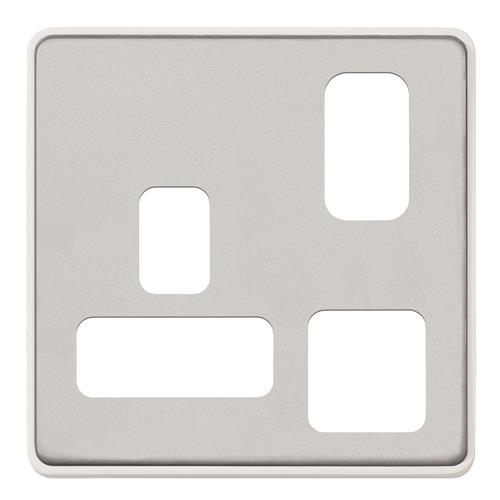 1G DP S/S 2 PORT USB CHARGER FRONTPLATE